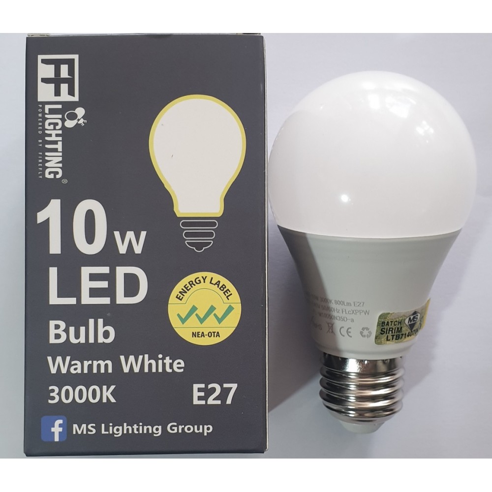 LED E27 10W BULB 3000K