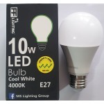 LED E27 10W BULB 4000K
