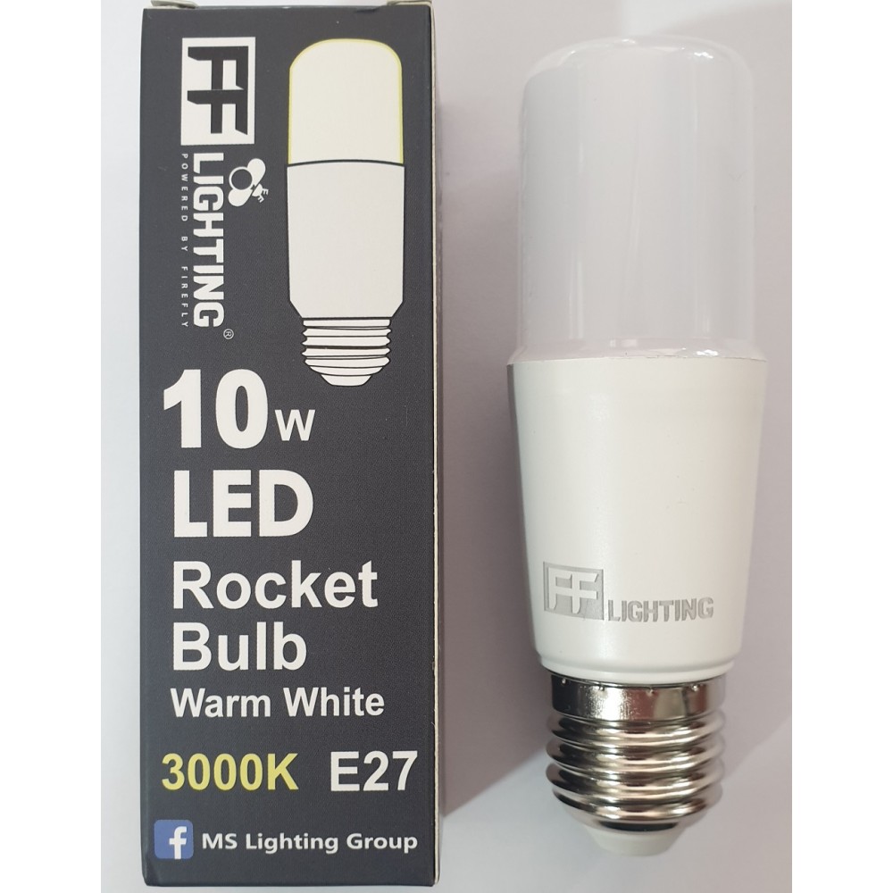 LED E27 10W ROCKET BULB 3000K