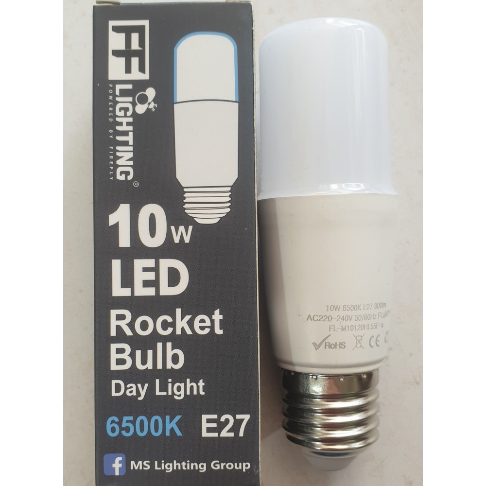 LED E27 10W ROCKET BULB 6500K