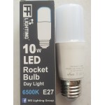 LED E27 10W ROCKET BULB 6500K