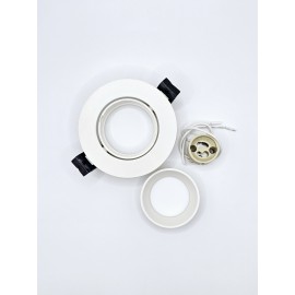DSL620RD WHITE GU10 EYE BALL FITTING