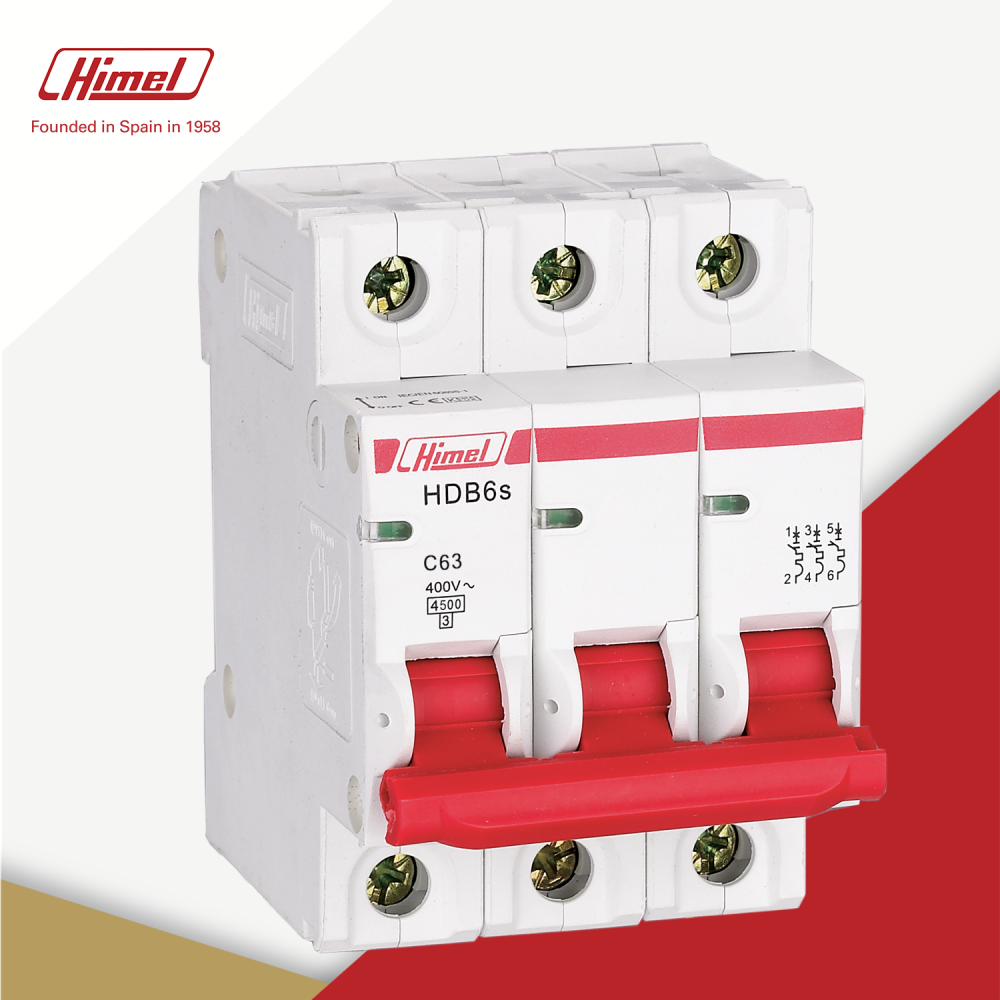 HIMEL 63A 6KA 3POLE MCB