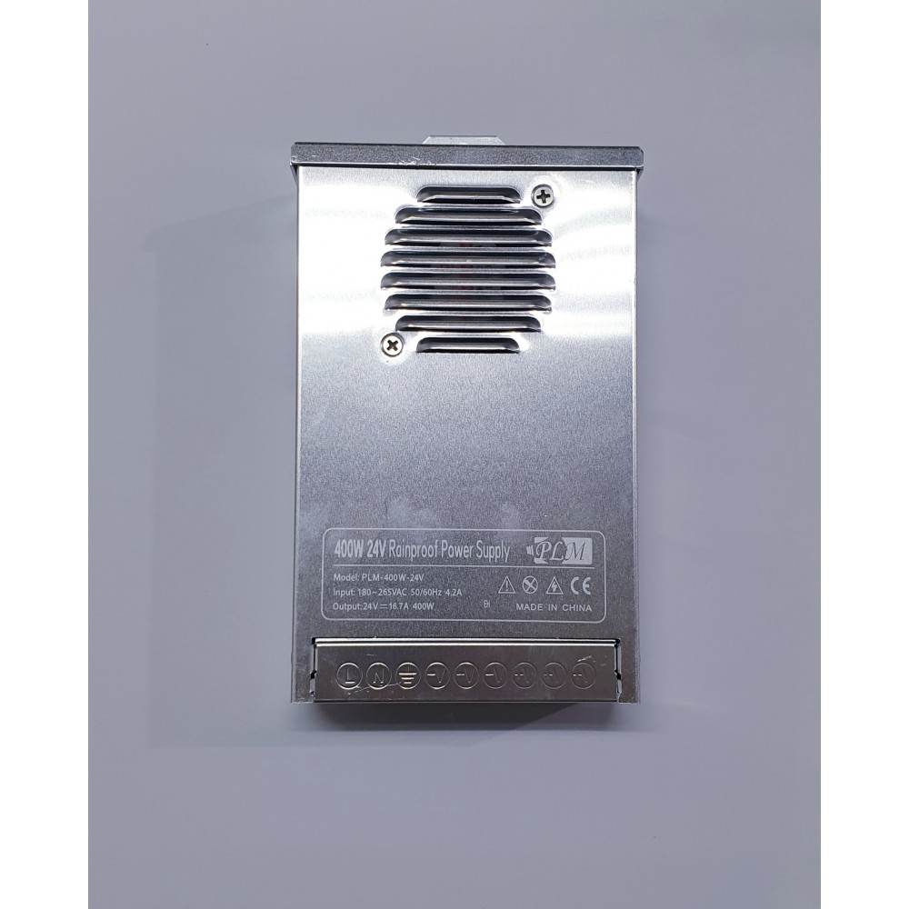 DC24V 16.7A 400W RAIN PROOF POWER SUPPLY