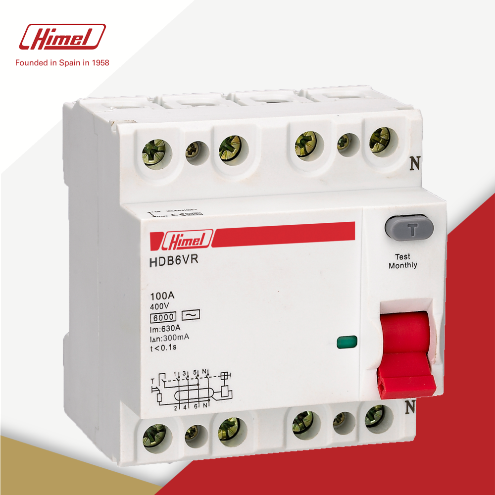 HIMEL 100A 4POLE 300MA RCCB