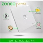 GRANDE WHITE TEL SOCKET